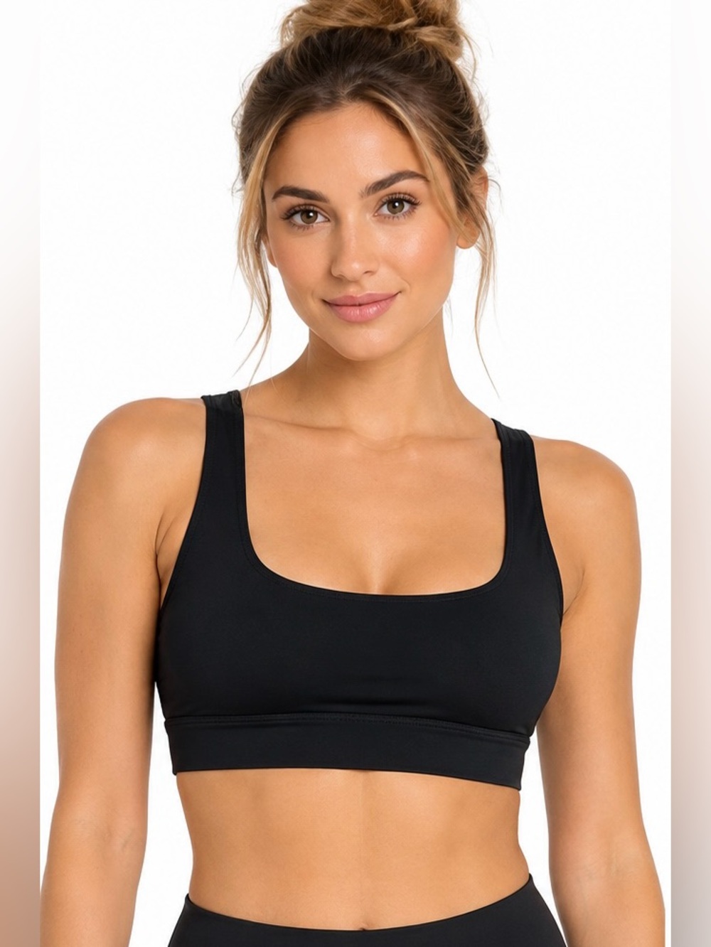 PINK Victoria’s Secret Ultimate Unlined Sports Bra Black Medium